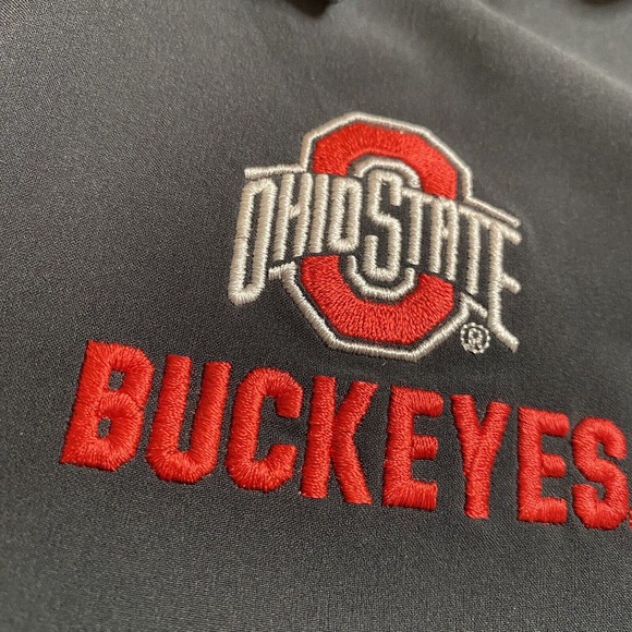 Nike Ohio State Buckeyes Logo Pullover Windshirt Men’s XXL Black DN5631-010 New - Picture 5 of 14